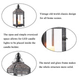 Nordic Wrought Iron 
Nordic Wrought Iron Candle Holder (Lantern Style)