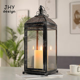 Nordic Wrought Iron 
Nordic Wrought Iron Candle Holder (Lantern Style)