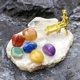 7 Chakra Miner Natural Energy & Healing Crystal Quartz