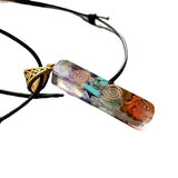 7 Chakra Healing Crystal, Positive Energy Pendant Necklace