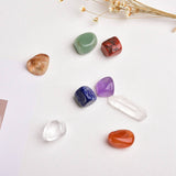 7 Chakra Healing Crystals - Polished Tumbled Stones Set W/Pouch