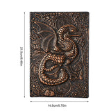 Embossed Journal 3D Flying Dragon