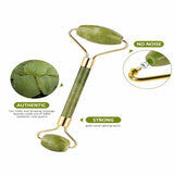 Natural Crystal Jade Stone Guasha Massager & Roller Anti-aging Beauty Tool