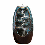 Ceramic Back flow Waterfall Incense Burner