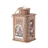 Wooden Lighted Christmas Series Houses