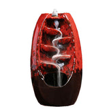 Ceramic Back flow Waterfall Incense Burner