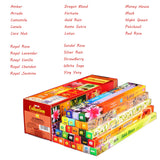 100% Natural Assorted Floral Incense Sticks (Gift pk 200 Sticks)