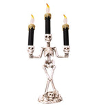 Halloween LED Lighted Skeleton Candlestick