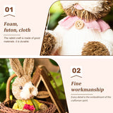 Easter Handmade Straw Rabbits