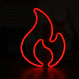 Neon LED Flame Light