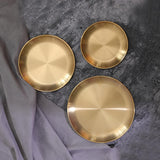 Round Glossy Rust-proof Storage, Jewelry, Candle Trays