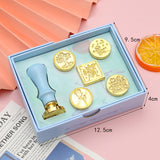 New Wax Seal Stamp Set Gift Box