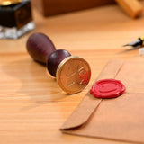 Fountain Pen, Wax Sealing Stamp, Notebook & Calligraphy Feather Pen Gift Box (Empty Ink Bottle)