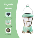 Outdoor LED Solar Kerosene Style Lantern