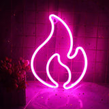 Neon LED Flame Light