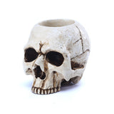 Halloween Skull Candle Holder