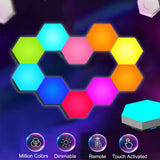 RGB APP Controlled LED Hexagon Light Creative Colorful Night Light