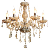 Ridgeyard Modern Luxurious Crystal Chandelier (6 Lights)