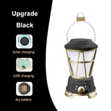 Outdoor LED Solar Kerosene Style Lantern