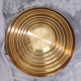 Round Glossy Rust-proof Storage, Jewelry, Candle Trays