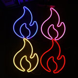 Neon LED Flame Light