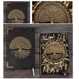 Vintage Tree Of Life Journals Handcraft Embossed Leather Cover