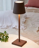 LED Dimmable, Waterproof, Vintage Style Desk Lamp - Battery Operated