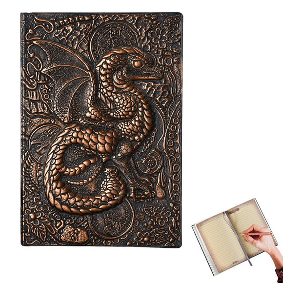 Embossed Journal 3D Flying Dragon