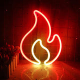 Neon LED Flame Light