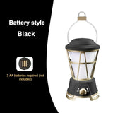 Outdoor LED Solar Kerosene Style Lantern