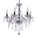 Ridgeyard Modern Luxurious Crystal Chandelier (6 Lights)