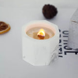 Scented Soy Candle Marbled Holder